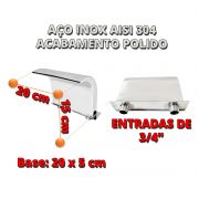 Cascata em Aço Inox para SPA Libra Inox